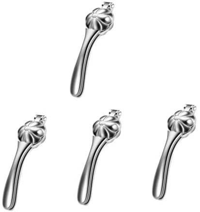 Cabilock 4 Piezas Rebanadoras De Queso Para Queso En Bloque Abrelatas Eléctrico Cascanueces De Ardilla Galleta Más Abridor De Piñones Afilado Bigote Batidor De Mano Aleación De Zinc Silver