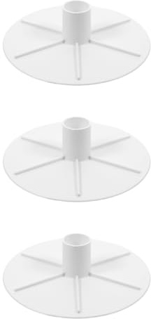 TOYANDONA 3 Pièces Adaptateur de Plaque de Skimmer de Piscine Couverture de Skimmer Blanche pour Aspirateur de Piscine Accessoire Durable et Fiable Inground
