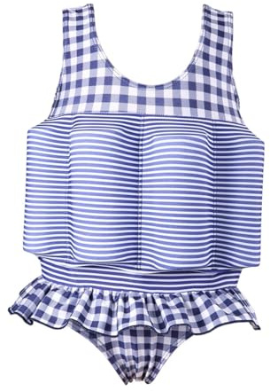 Maillot de Bain Enfant avec Flotteur intégré, Combinaison Flottante Maillot de Bain Une Pièce avec Flotteurs Reglable pour sécurité Confiance Aide à la flottabilité ete Costume pour Natation Débutant