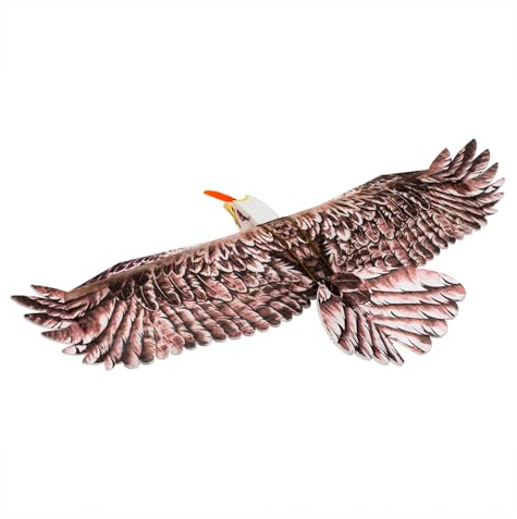 ERYUE EPP Electric Airplane Vivid Eagle Model PNP-version Eldrivet Flygplan Omonterat för Nya Spelare för Att Förbättra Flygfärdigheter RC Airplane Toy (Brun #-1)