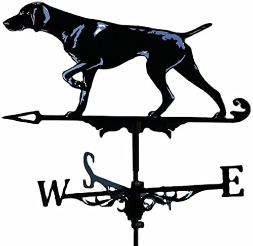 Girouettes d'extérieur,pour toitures - Indicateurs de Direction du Vent Black Hound,décoration toiture,Jardin,Montagne,Cour,girouette agricole,en Fonte