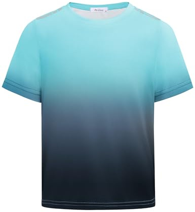 Arshiner Chemise à Manches Longues pour garçon, col Rond, Couleur Unie, Hauts à Manches Longues Garçon Basique, avec Poche Poitrine, pour l'automne et l'hiver, de 5 à 12 Ans