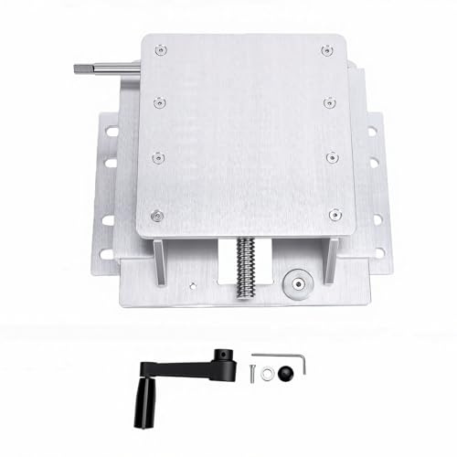 CFTGIW Utombordsmotor Jack Plate Manuell Båtmotor Lyftfäste Aluminiumlegering Justerbar Höjd 6,30 Tum för Utombordsmotor med Rostsäker Design Enkel Installation Ingen Borrning Behövs
