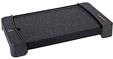Jata JEGR2851 Elektronische Grillplatte mit 4 Temperaturen, M-Widerstand für Wärmeverteilung über die gesamte Oberfläche, große Fläche: 46 x 28 cm, einfache Reinigung, Antihaftbeschichtung