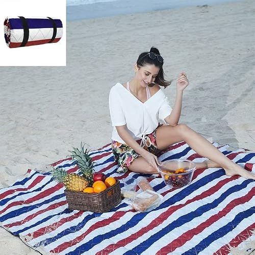 VIXDA 200x200cm Maschinenwäsche Picknickmatte verdickte feuchtigkeitsbeständige Matte Campingmatte Picknicktuch Outdoor Strandmatte Zubehör