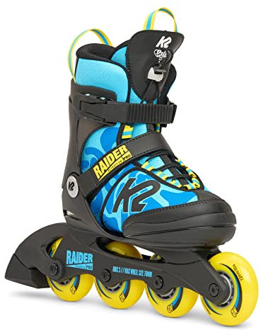 K2 Skates Jungen Inline Skates Raider PRO, Blue - Yellow, 30H0400.1.1.L