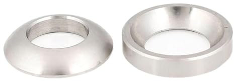 NORAZE Versenkte Unterlegscheibe M6 M8 M10 M12 M16 M20 M24 Edelstahl-Dichtung, konisch, massiv, kugelförmig, konkav, konvex, Kegelscheibe (Color : SS, Size : Spherical M6 10Pcs)