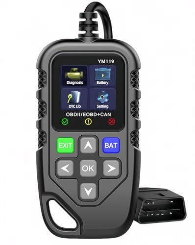 OBD2 Diagnosegerät, 2025 Fahrzeug-Diagnosegerät mit CAN-Bus Analyse, OBDII/EOBD-Scanner-Diagnose-Tool Fehlercode Leser & Löscher für alle OBDII-Fahrzeuge seit 2003 & Newer