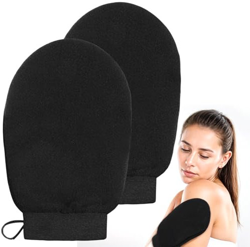 2 Stück Peeling Handschuh Exfoliating Gloves peeling handschuh Koreanische Peeling Handschuhe Exfoliating Gloves Koreanisch Asiatisch Peeling Waschlappen zum Entfernen Abgestorbener