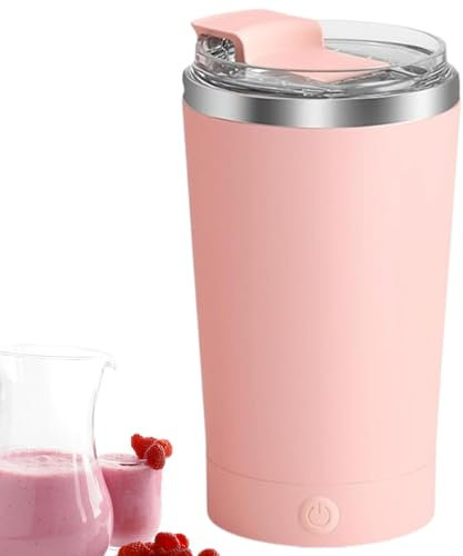 Tazza di miscelazione automatica – Tazza da caffè con agitazione magnetica automatica, tazza da caffè con agitazione automatica, tazza da caffè con coperchio | Bicchiere d'acqua, bicchiere da 400 ml