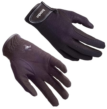 BESPORTBLE Reithandschuhe Unisex l Mikrofaser Langlebig Atmungsaktiv Touchscreen Verstellbar Für Reitsport Reitausbildung