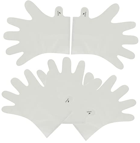 Beaupretty 5piezas para Decoración de Uñas Mascarillas Blanqueadoras Hidratantes Cuidado Manos Guantes para Manos Secas