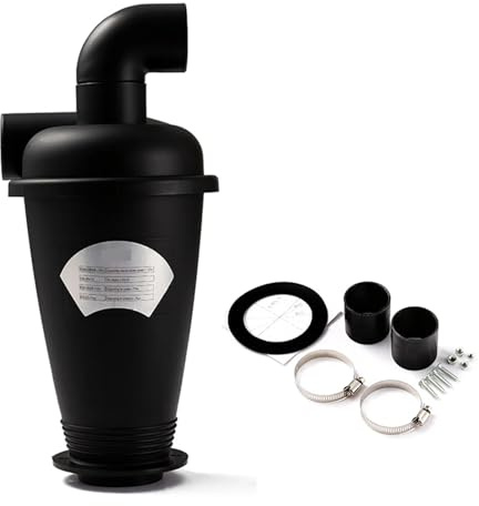 GeRnie Cyclone for aspirateur, collecteur de poussière cyclone, filtre turbocompressé for le travail du bois, séparateur cyclone industriel