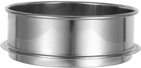 FIXOSHEE Rundes Edelstahl Glasursieb 16,5cm Langlebiges Metallsiebfilter Für Ton Und Farbe Vielseitiger Keramik Siebfilter Für Künstler Und Töpferarbeiten