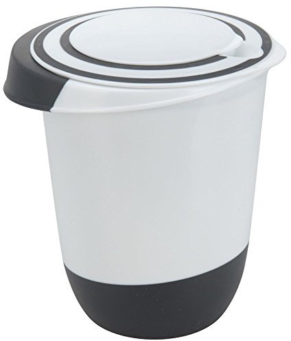 Spetebo Bol mélangeur – 1,5 L – avec Couvercle et Fond antidérapant