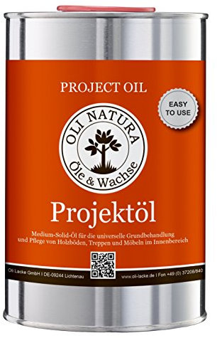 OLI-NATURA Projektöl (Universalholzöl), Inhalt: 1 Liter, Farbe: Nussbaum