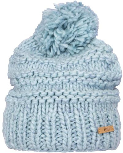 Barts Jasmin Bommelmütze Beanie Wintermütze (DE/NL/SE/PL, Alphanumerisch, Einheitsgröße, Ice)