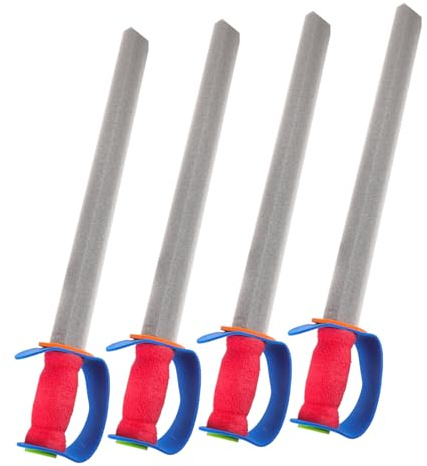 GALPADA 4pezzi Spade Di Scherma in Schiuma Per Ragazzo Ragazza Morbide e Sicure Accessori Per Feste e Performance Scolastiche Di Halloween Per Ragazzi e Ragazze