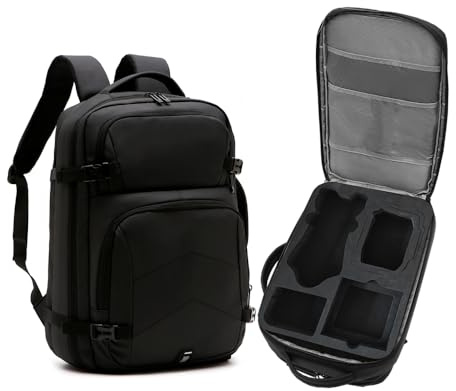 Bärväska lämplig för DJI Mavic 4PRO, reseförvaringsväska stor kapacitet organiseringsväska uppsättning av skyddsväska repfri ryggsäck förvaringsbox drönare tillbehör
