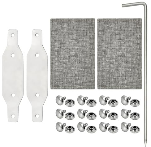 Rullgardinbälte reparationssats rullader reparationssats för bältefix – bälte reparationssats för rullgardinsbälte 20 mm – 23 mm, rullgardinsbälte reparationssats för maxi-band, blindband, 2 x plattor