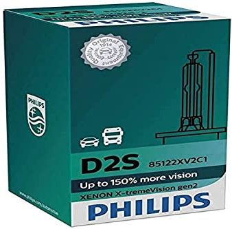 PHILIPS D2S Xenon-Scheinwerferlampe X-tremeVision gen2, +150%, 4.800K