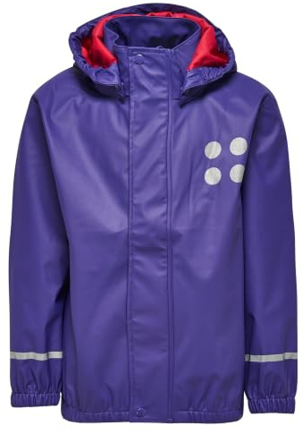 Lego Wear 19453 Jamaica Veste de pluie Fille Violet Foncé FR : 7 ans (Taille Fabricant : 122)