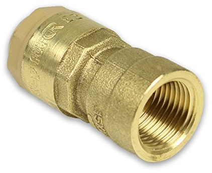 Messing Steckfitting für Kupferrohr Übergang mit Innengewinde [18mm - 1/2'']
