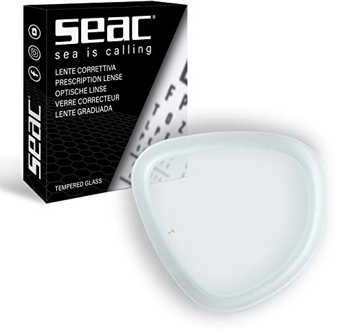 Seac Uni Fox und E-Fox Optische Glaeser fuer, Korrekturlinse für Tauchermaske in beide Richtungen, durchsichtig