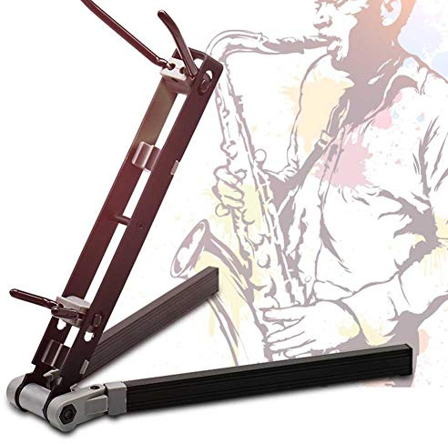 Alto Saxophone Stand, Foldable Metal and Rubber Tenor Sax Stand Alto Saxophone Holder Saxophone Bracket for Alto Saxophone Storage and Display