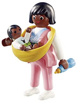 PLAYMOBIL PLAYMO-Friends 70563 Mama mit Babytrage, Ab 4 Jahren