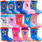 Characters Cartoons - Bambina Bambino - Stivali Pioggia Galosce in Gomma Calosce impermiabili - Prodotto Originale [810 Fucsia - 32]