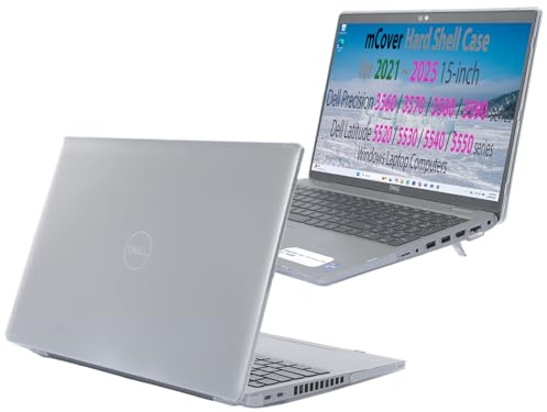 mCover Schutzhülle kompatibel mit Dell Precision 3560/3570/3580/3590 und Latitude 5520/5530/5540/5550 Series 2021~2025 15 Zoll (38,1 cm (15 Zoll) Laptop (Nicht kompatibel mit Anderen Dell Modellen