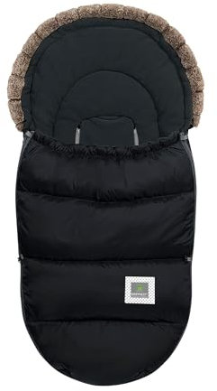 Odenwälder Fußsack für Kinderwagen Luca black