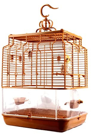 DLAZUM Hängende Vogelkäfige ABS Tragbarer Vogelkäfig Kleine Vogelzuchtbox Einfache, langlebige Vogeltransportbox für kleine und mittelgroße Vögel