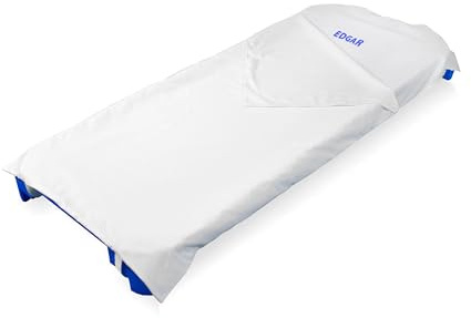 PRONENS Sac de Couchage pour Enfants Personnalisable et réglable avec nom brodé – Confort, sécurité et Siestes tranquilles au lit ou dans Un hamac empilable Chambre d’Enfant 130x60 cm