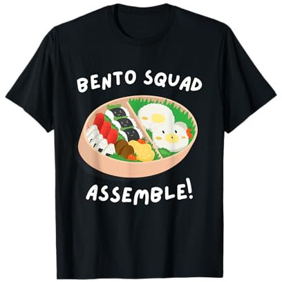 Bento Squad Assemble, amateur de boîtes à bento kawaii, cuisine japonaise T-Shirt
