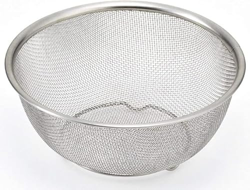 Neel Saanjh Stainless Steel Mesh Sieve Basket, Topli Juice Galni Strainer for Liquid Filtration, Multipurpose for Juice, Milk, Soup, Tea, Easy to Clean, Rust-Resistant, (22 cm)
