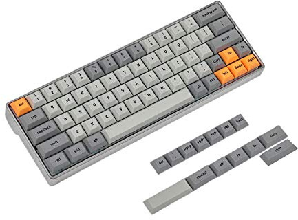 YMDK DSA Keycaps 64 68 65 Keycap Set Dye Sub Thick PBT Key Caps for Cherry MX Switches Minila Tada68 GK64 Mechanical Keyboard (Only Keycap)