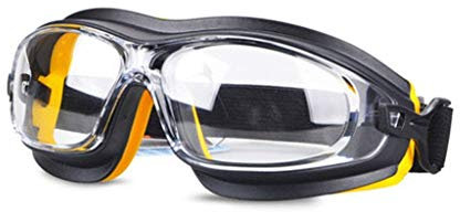 Lunettes De Protection Anti-poussière Et Anti-sable, Lunettes De Sécurité Anti-choc, Soudage Électrique, Anti-éclaboussures, Lunettes De Protection (Couleur : Orange frame)