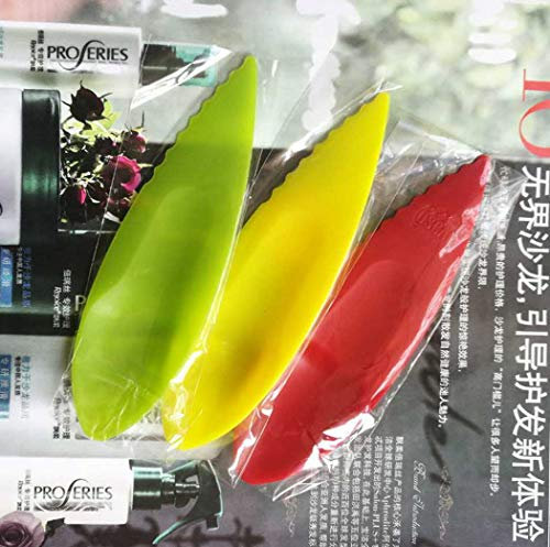 MoonyLI Kiwi - Cucchiaio in plastica Furit Peeler, Colore Casuale, 5pcs