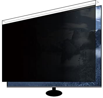 WLWLEO Computer-Blickschutzfilter für 27-Zoll-Monitor, Anti-Glare-Displayschutz, Anti-Blaulicht-Schutzfolie mit Anti-Spy-Filter für 22-27 Zoll Display,27 inch(659×396mm)