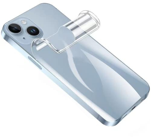 Stejnhge [2 Pezzi ] Pellicola Idrogel Posteriore per iPhone 13 (6.1), Morbido Protezione Schermo [Clear HD] TPU Back Protettiva Pellicola