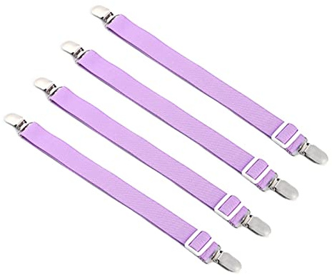 Tendeur Drap Housse 4pcs Réglable ELASTILATILATE DE COUPE DE COVIER PORTE PORTE PLATE DE LIGHT FEUILLE DE LIGHTS STRATS POIGNES DE CORPS DE CORDON DE CORDON DE CORP Clips de Housse de Couette ( Size :