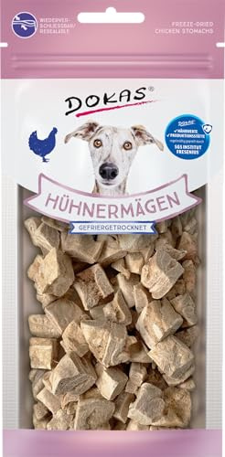 DOKAS Hühnermägen gefriergetrocknet – die ideale Ergänzung im täglichen Ernährungsplan – 7 x 20 g