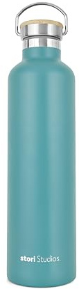 Stori Studios Vacuum Insulated Metal Water Bottle Stainless Steel Water Bottle, BPA Free (Light Blue, 750, Millilitres)