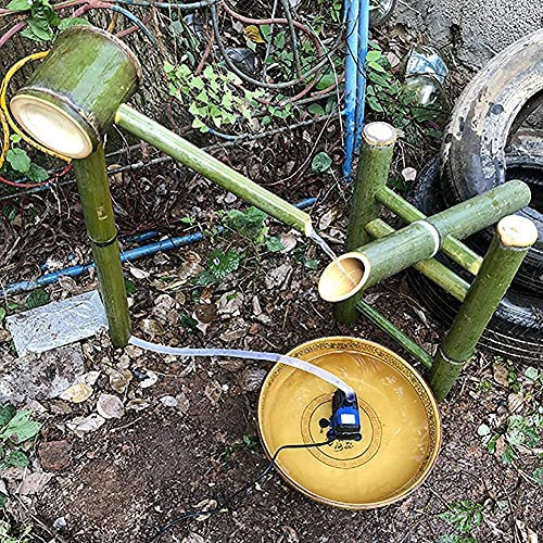 Wasserspeier für den Garten, Wasserspielbrunnen aus Bambus, japanischer Stil zur Dekoration des Gartenhofs (75 cm (30 Zoll)) (80 cm (32 Zoll))