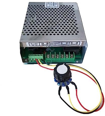 Moteur de Broche CNC, Kit de moteur de broche CNC 0.5kw refroidi par Air ER11 mandrin 500W moteur de broche + régulateur de vitesse d'alimentation for la gravure, pour Machine de Gravure/Fraiseuse CN