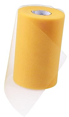 DIYEAH Würfelt 100 düğün elbiseleri hochzeitsdeko Tutu Rock vorhangstangen geschenkpaket gardinen - vorhänge Goldfarbe Dekoration verheiratet Tüll Tischdecke Eisbecher Mittelstücke Golden