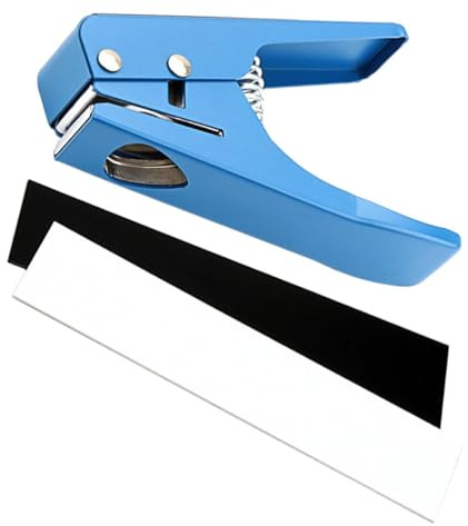 Gitarrenplektrum Stanze R26b für Gitarristen, Metallwerkzeug Blau | Schneiden Verschiedener Materialien, Präzise Formgebung, Einfach zu Bedienen, für Selbstgemacht Picks