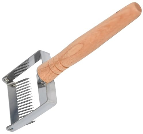 Ldabrye Holzgriff, Entdeckelungsgabel, Schaber, Bienenstöcke, Öffnungsschaber, Imkerei, Imker, Anpassung, Entdeckelungswerkzeug
